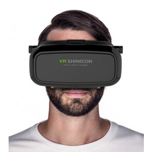 VR Shinecon Virtual Reality Headset 3D Glasses Black