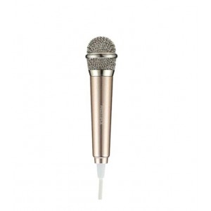 Original Remax RMK-K01 Singsong K Mini Microphone Gold